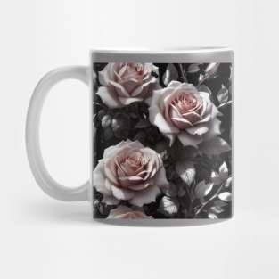 Vintage Gothic Roses Pattern Mug